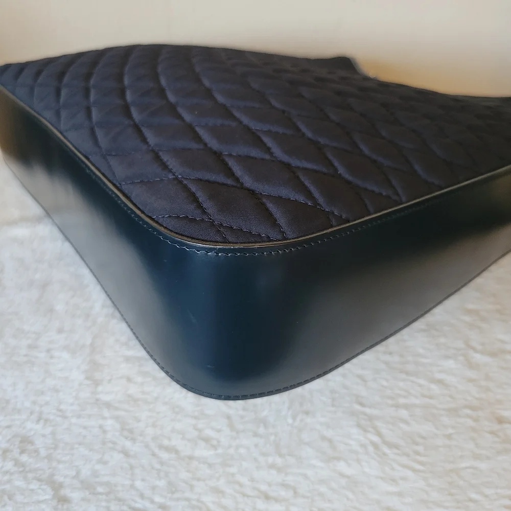 Bally Quilted Fabric Shoulder Bag - Picture 7 of 11